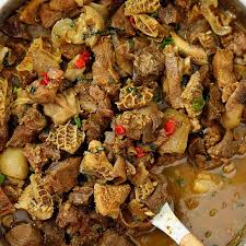 Assorted meat peppersoup