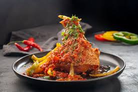 Garnished "Peppered" Fish