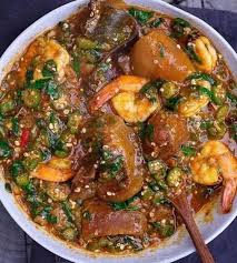 draw soup (ogbono with okra)