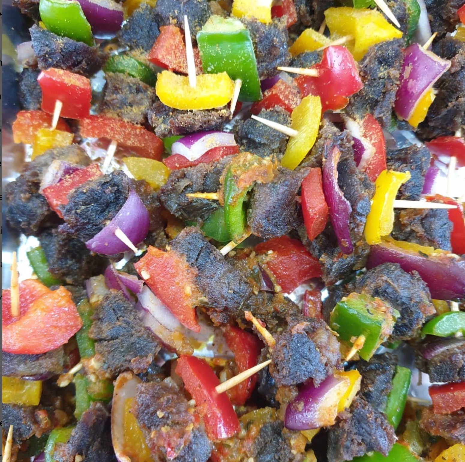 Traditional Nigerian Stick meat