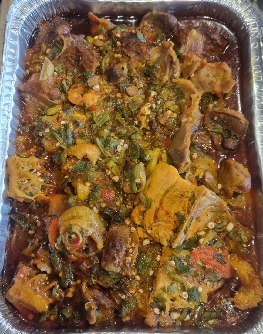 draw soup (ogbono with okra)